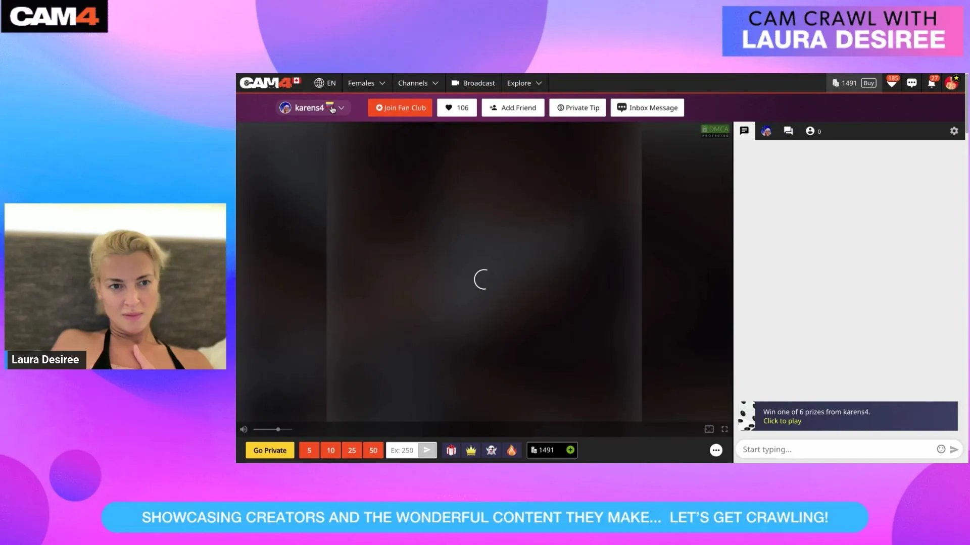 Offline LauraDesiree on Cam4